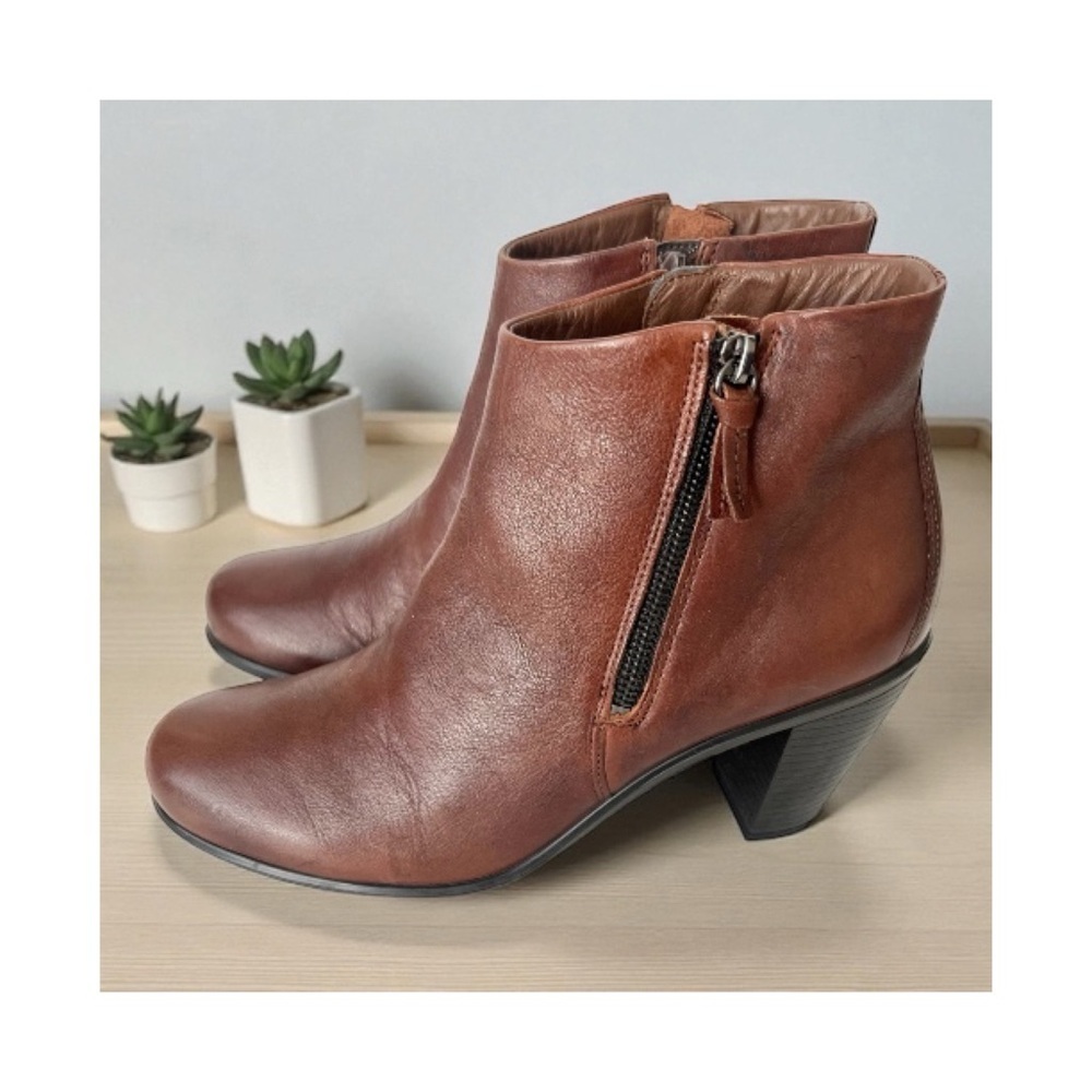 Ecco touch leather ankle boots 41 US 10 -10.5